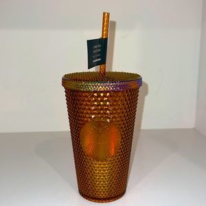 Starbucks LIMITED EDITION RARE 50th Anniversary Copper Studded tumbler